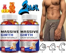 Male Enhancement Gummies Booster & Thicker Last Longer Stronger Bigger 120 Gummy