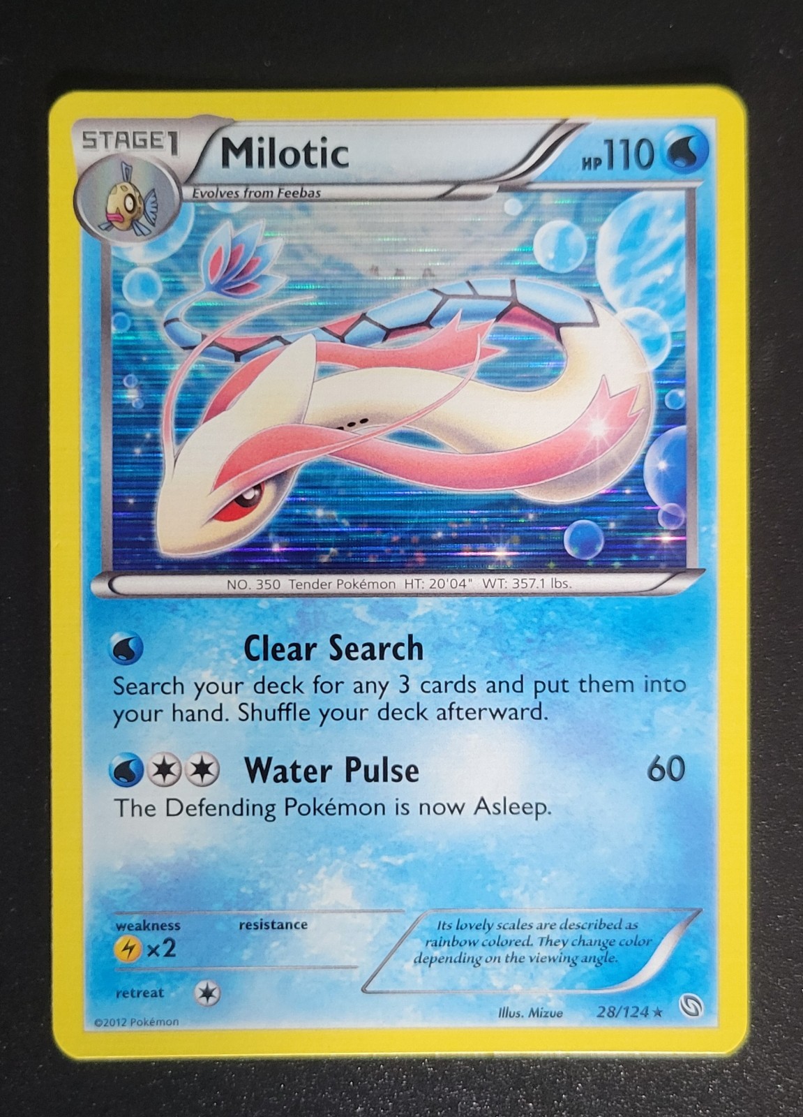 Milotic 28/124 Dragons Exalted Holo NM