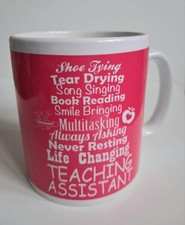 Teaching Assistant Mug School TA Thank you End of Term Novelty Gift Present