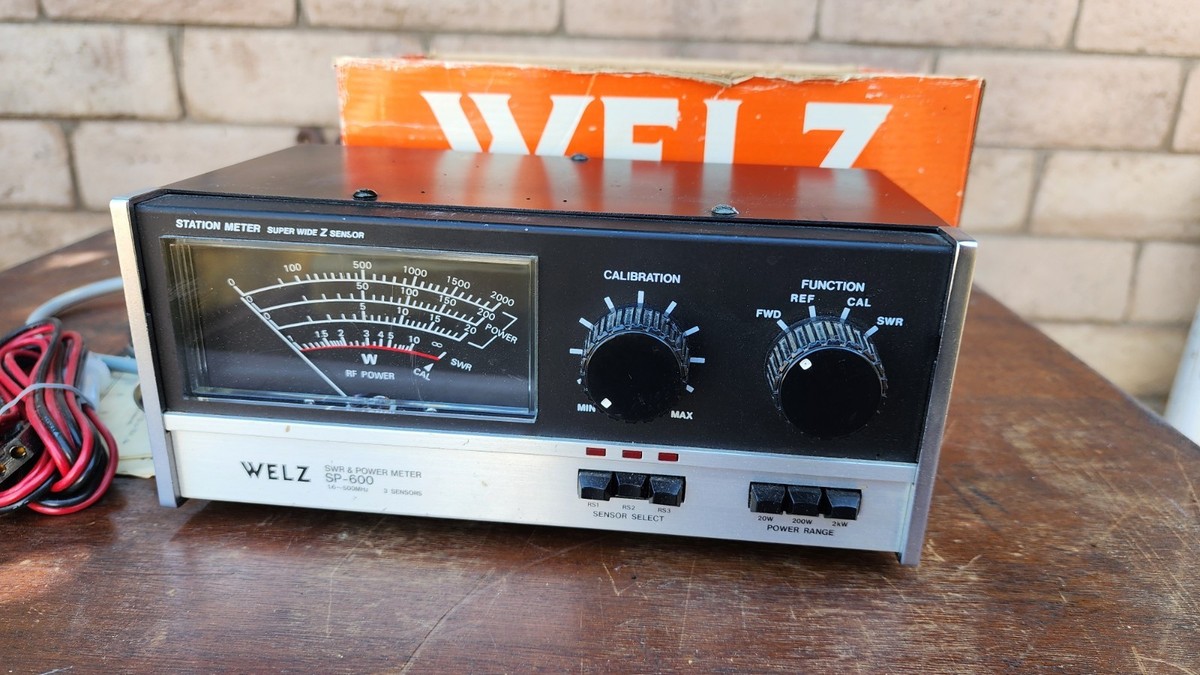 Welz SP-600 Station Power Meter Exct | eBay