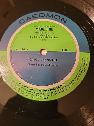 Madeline And Other Bemelmans Told By Carol Channing Original Release & Insert - Picture 14 of 14