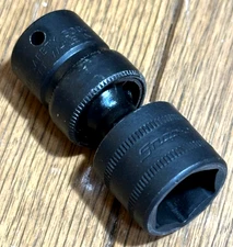 NEW Snap On Tools 14mm Metric Impact Swivel Universal Socket 1/4" DR 6-PT Wobble