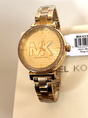MICHAEL KORS MK4334 Sofie Gold-Tone Women display picture 2