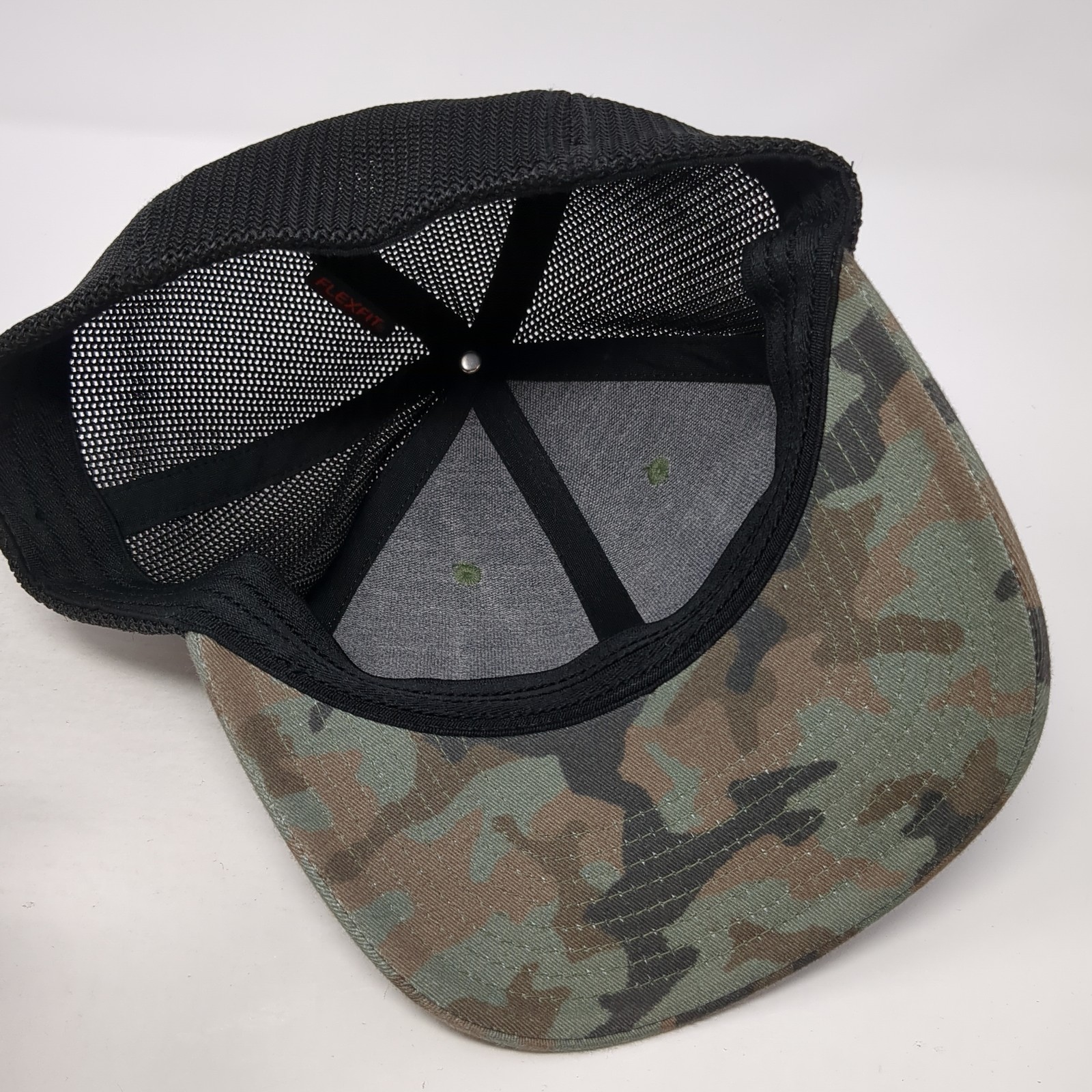 Tree Flag Patch Fitted Trucker Hat Multicolor One… - image 7