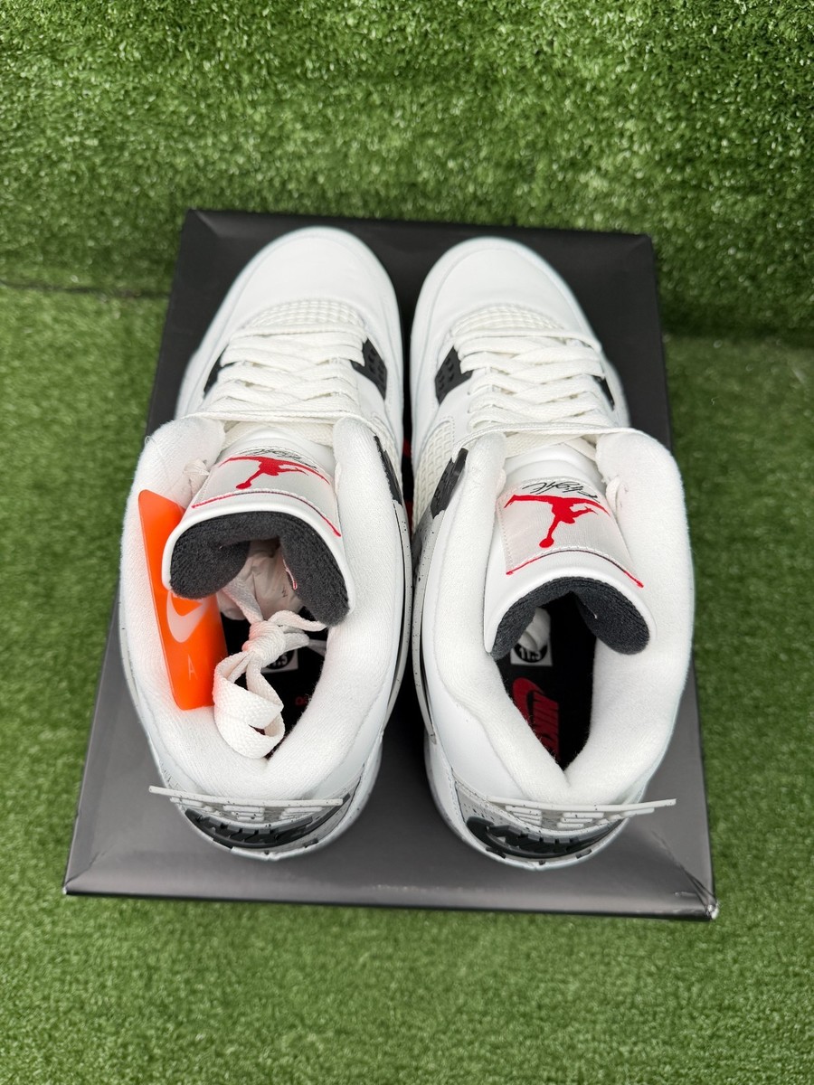 Size 11.5 - Air Jordan 4 Retro OG 2025 White Cement DS NEW | eBay