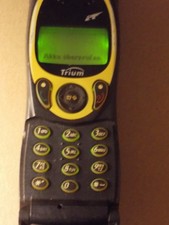 Mitsubishi Trium Luna Black Handy alt defekt für Sammler und Bastler