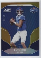 2022 Score NFL Draft Gold Zone 5/50 Matt Corral #D2 0l8y