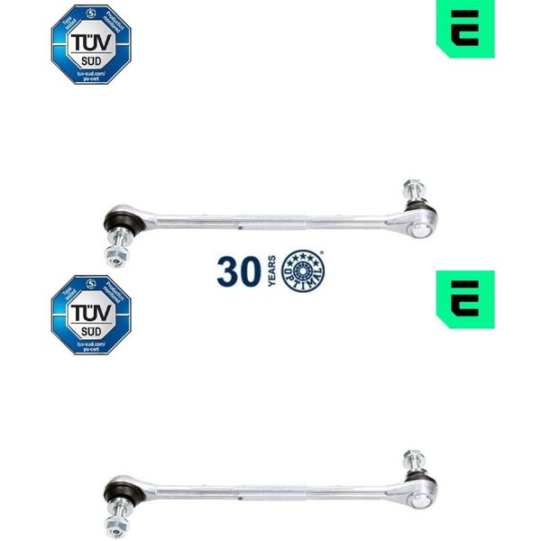 2X Stange/Strebe FüR Stabilisator Optimal G7-1467 2 PendelstüTzen Stabi-image