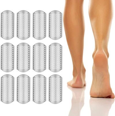 12 Pack Foot File: Calus Remover for Feet Replacement Blades Pedicure Tools for