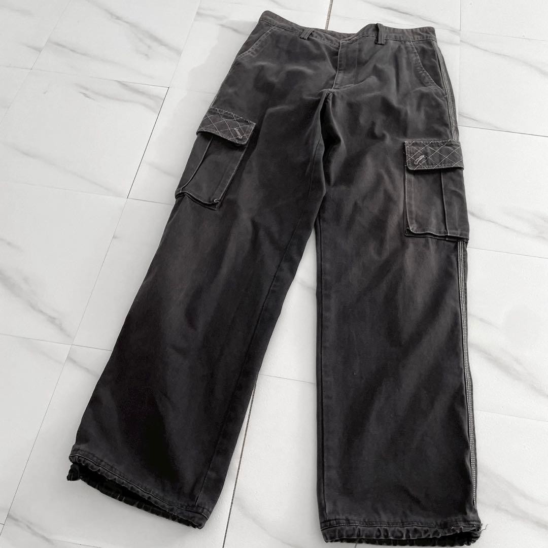 Rare ISSEY MIYAKE MEN 04SS Black 2-Way Cargo Pants Size L 