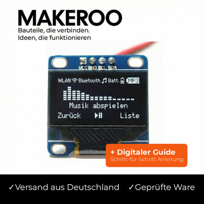 0.96 Zoll OLED Display Modul SSD1306   I2C/SPI - kompatibel mit Arduino