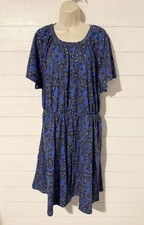 Lane Bryant Floral Paisley Boho Festival Tank Dress Midi Size 18/20 NWT New
