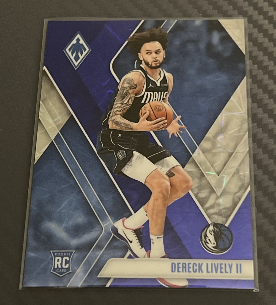 2023-24 Panini Phoenix Rookies Dereck Lively #290 Blue Lazer Phoenix 255/275