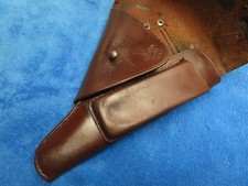 ORIGINAL VINTAGE W.GERMANY P1 WALTHER P38 PISTOL HOLSTER WUNDERLICH BERLIN 1963