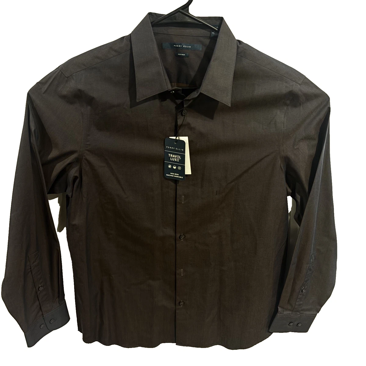 Perry Ellis Slim Solid Dress Shirts for Men for sale | eBay Perry Ellis Slim Solid Dress Shirts for Men for sale | eBay