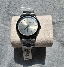Michael Kors Black Stainless Steel Quartz Ana...