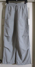 ZARA Grey Parachute Pants Women’s Size XS Baggy Gorpcore Utility Joggers