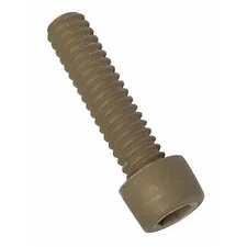 M4-0.70 Socket Head Cap Screw, Socket, Plain Peek, 6 Mm Length, 10 Pk,