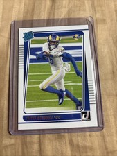 2021 Panini Donruss Football Tutu Atwell Rated Rookie Card #272 Rams Sports RC. rookie card picture