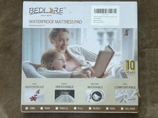 NIB Bedlore Sweet Dream Crib 100 Waterproof Mattress Pad Toddler Bed Protector