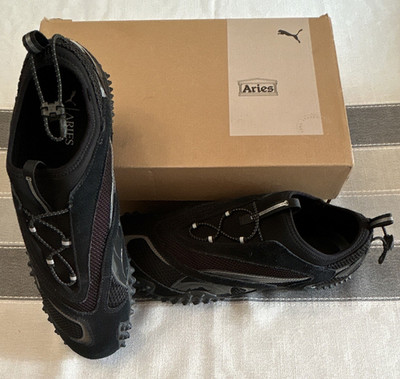 PUMA x Aries Mostro Men s Black Mesh Sneakers Style 399344-01 2024 Size13