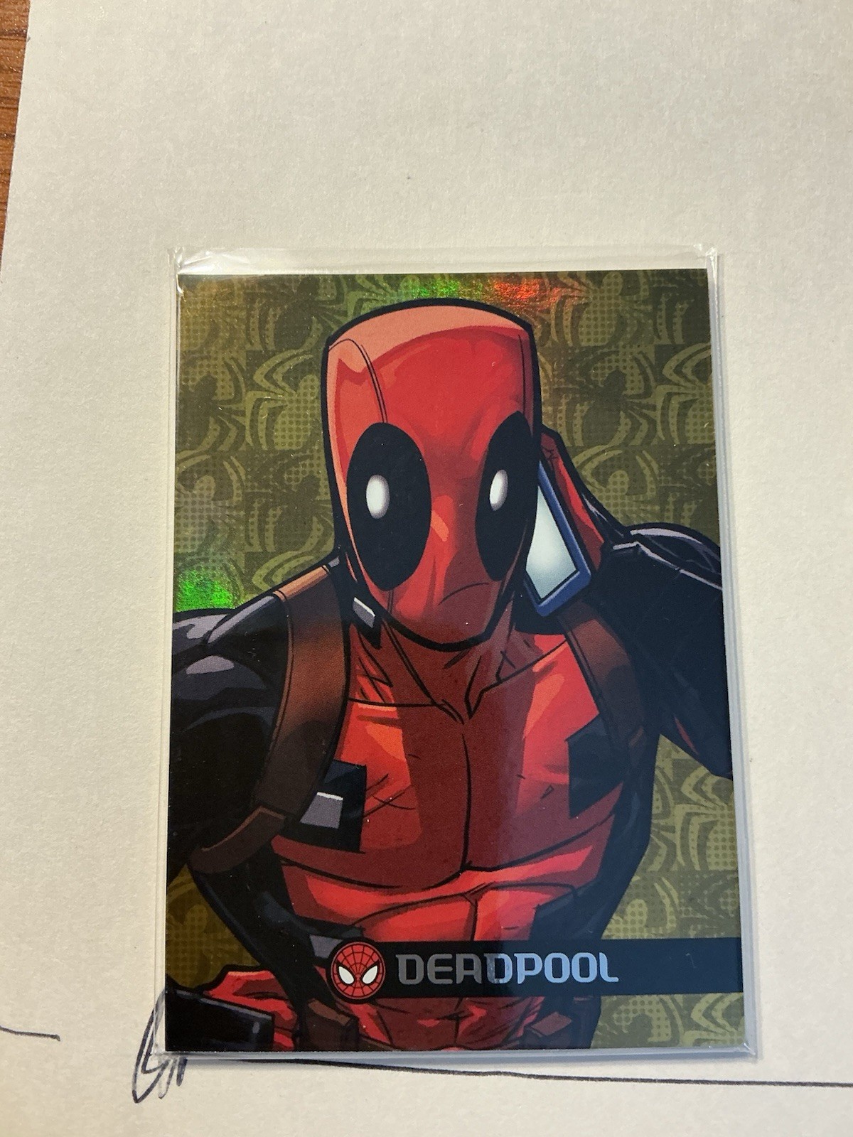 2017 Fleer Ultra Spider-Man Trading Royal Foil Cards GC-5 Deadpool 7/99