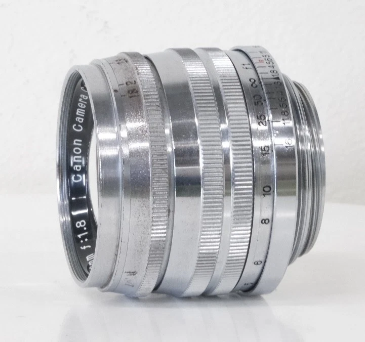[MINT-]  Canon 50mm f1.8 Silver MF Lens for L39 LTM Leica Screw Mount From JAPAN - image 3 of 4