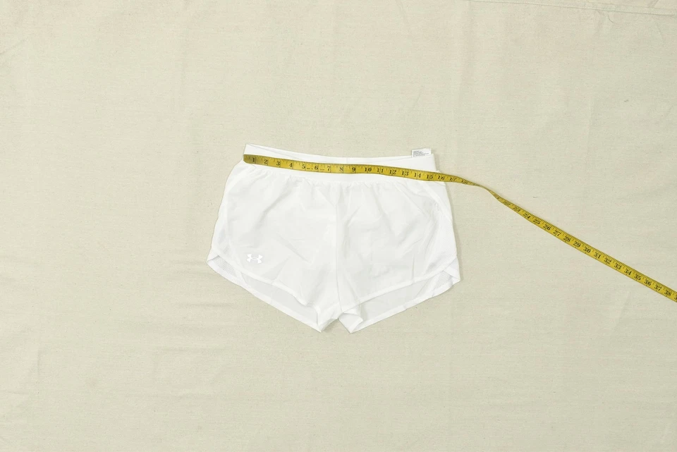 Under Armour HeatGear Women's White Athletic Running Shorts Size M - Image 4 of 4