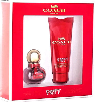 COACH POPPY  2 PC SET 1 .0 OZ/ 30 ML EDP SPRAY+3.4 B/L FOR WOMEN  NEW IN A BOX