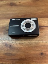 Samsung L Series L210 Digital Camera - Black - UNTESTED - Parts Only