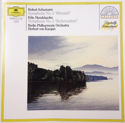 MENDELSSOHN FELIX / SCHUMANN, Schumann: Sym 3 E flat major Op. 9, audioCD