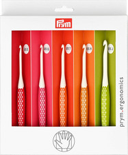 Ergonomics Crochet Hook Set, Small E, G, 7, H, J 