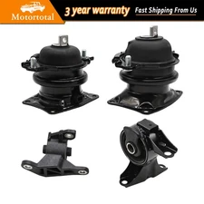 Set 4PCS Engine Motor & Auto Transmission Mount For Honda Odyssey 3.5L 2005-2007