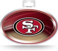 NFL Metallic Team Logo Sticker