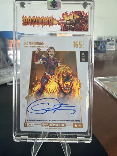 Bo Jackson Battle Arena Inspired Ink Fire Battlefoil Ramponage