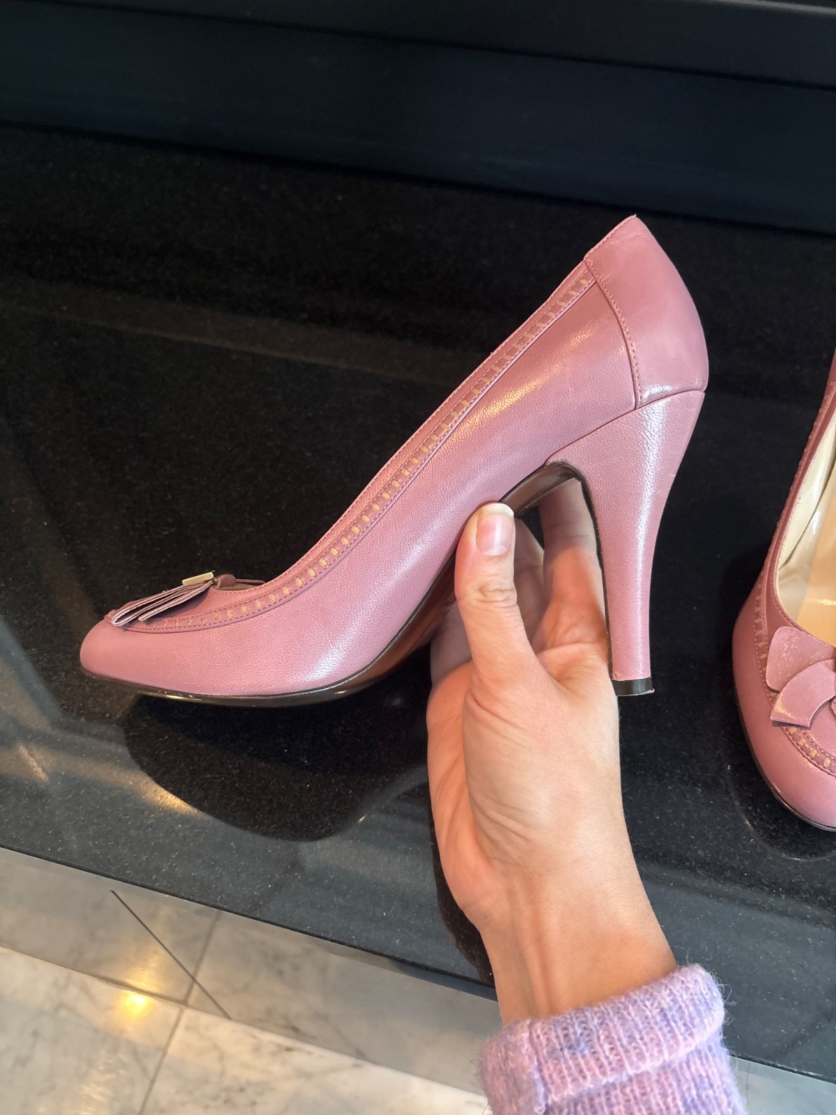 Excellent condition vintage Fendi feminine spring pumps sz 38  thumbnail 8