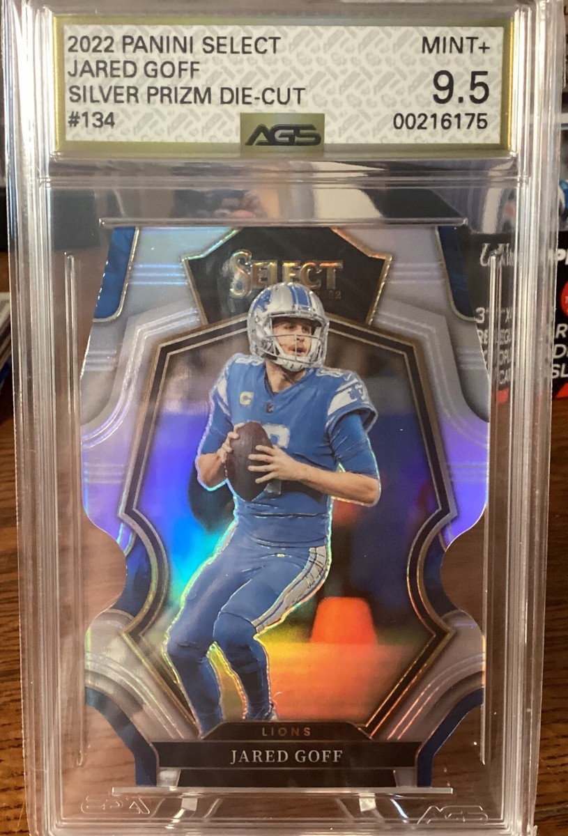 2022 Panini Die Cut Silver Prizm Concourse Jared Goff #134 Lions