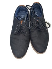 Max Jake Casual Tennis Shoes Mens Size 6M Lace Up Black EUC