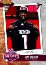2023 NFL INSTANT DRAFT NIGHT BIJAN ROBINSON #5 RC 1/1316 FALCONS IN STOCK