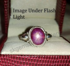 Natural Star Ruby Ring 925 Sterling Silver Ring Handmade Fine Ring All Size