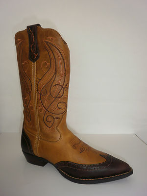      WESTERNSTIEFEL COWBOYSTIEFEL DURANGO braun NEU OVP