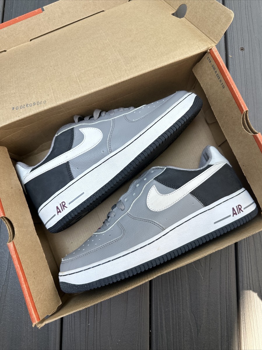 Nike Air Force 1 2003 Grey White Raspberry Size 10 Brand New