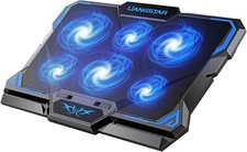 Ventilador de Enfriamiento USB Para Laptop con Luz Led Azul