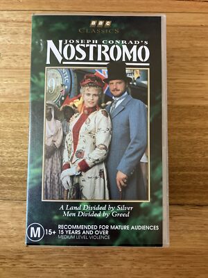 JOSEPH CONRAD'S NOSTROMO ~ COLIN FIRTH, ALBERT FINNEY ~ PAL VHS VIDEO ~ 321 MINS