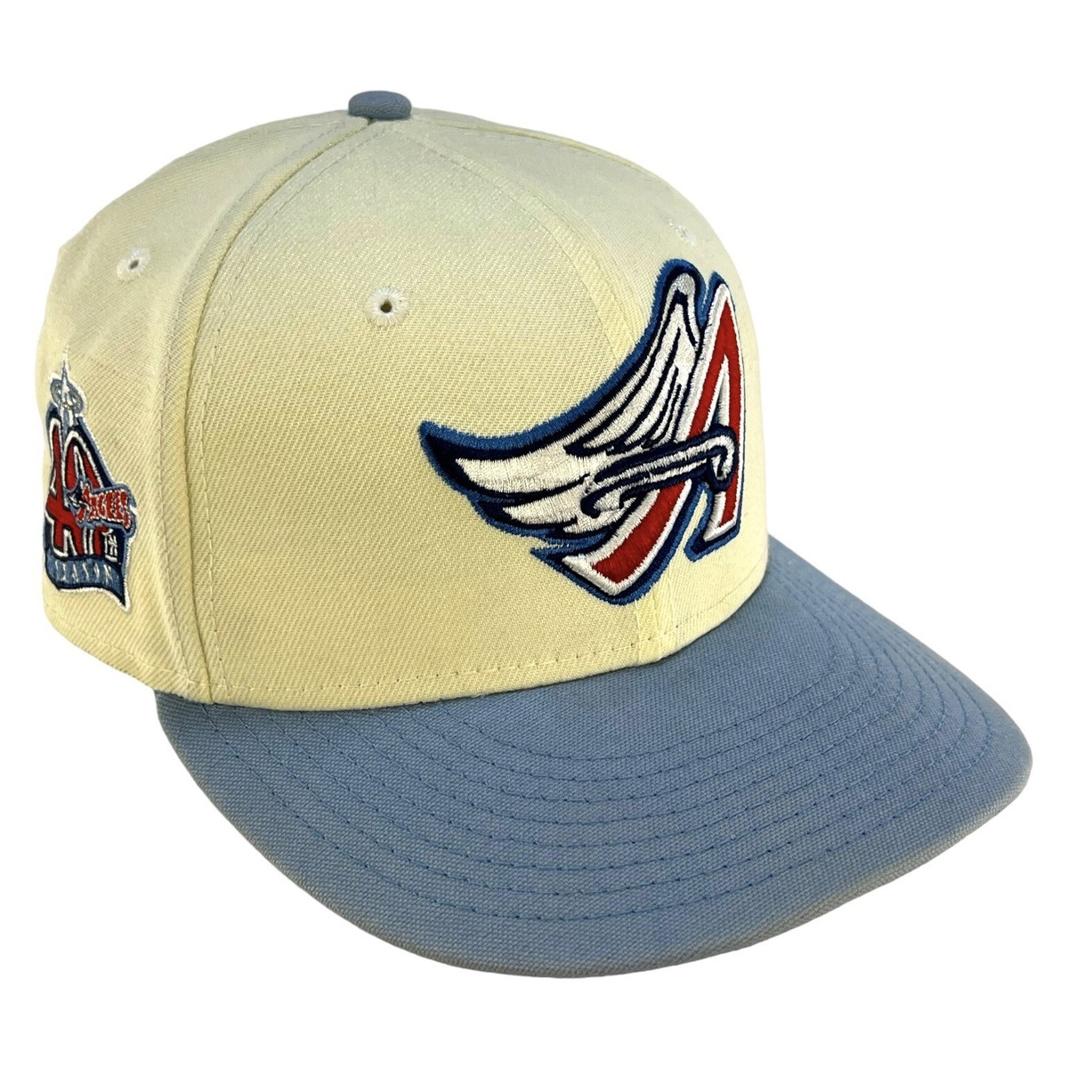 New Era 59fifty Anaheim Angels Wings 40th Anniversary 6 7/8 New Era 59fifty Anaheim Angels Wings 40th Anniversary 6 7/8