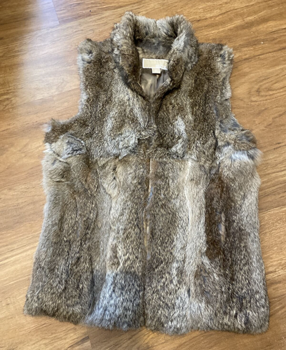 Michael Kors Real Fur Vest Size M 