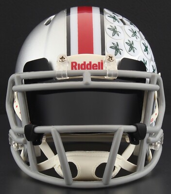 authentic ohio state football helmets Riddell 9585532951 NCAA Buckeyes Helmet playing helmet and was designed to further reduce the likelihood of concussions Mini Speed Helmet Display Riddell