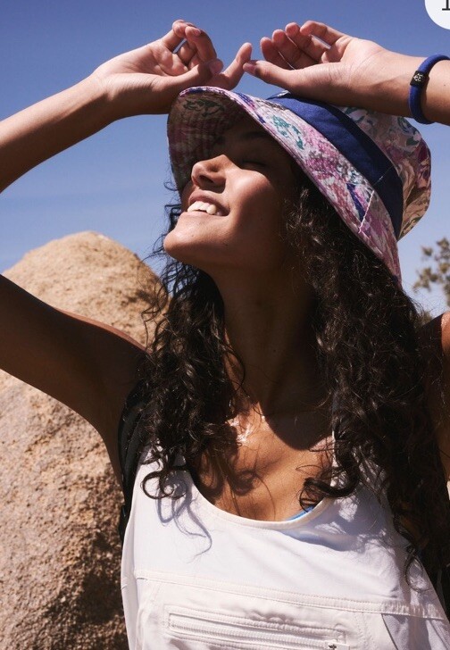 Free People-Orchard Print Bucket Hat Free People Digital Blooms Bucket Hat | eBay main image 4