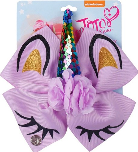 Jojo Bow White Unicorn & Flowers - Picture 5 of 15