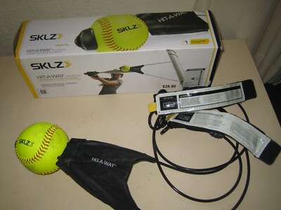 SKLZ Hit-A-Way Softball Swing Trainer Black/Yellow Boxed #1 Trainer EUC!  831345009607|